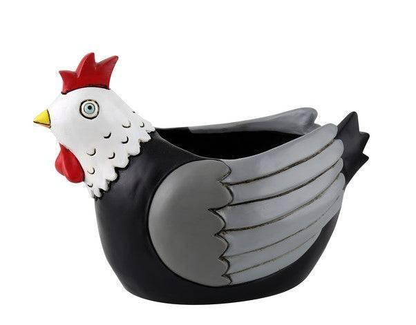 Chicken Chook Pot Planter Plant Small - The Renmy Store Homewares & Gifts