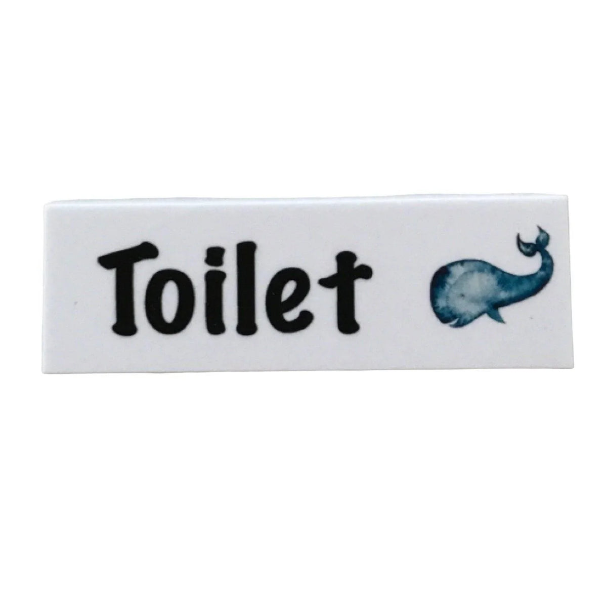 Whale Toilet Laundry Bathroom Door Sign - The Renmy Store Homewares & Gifts