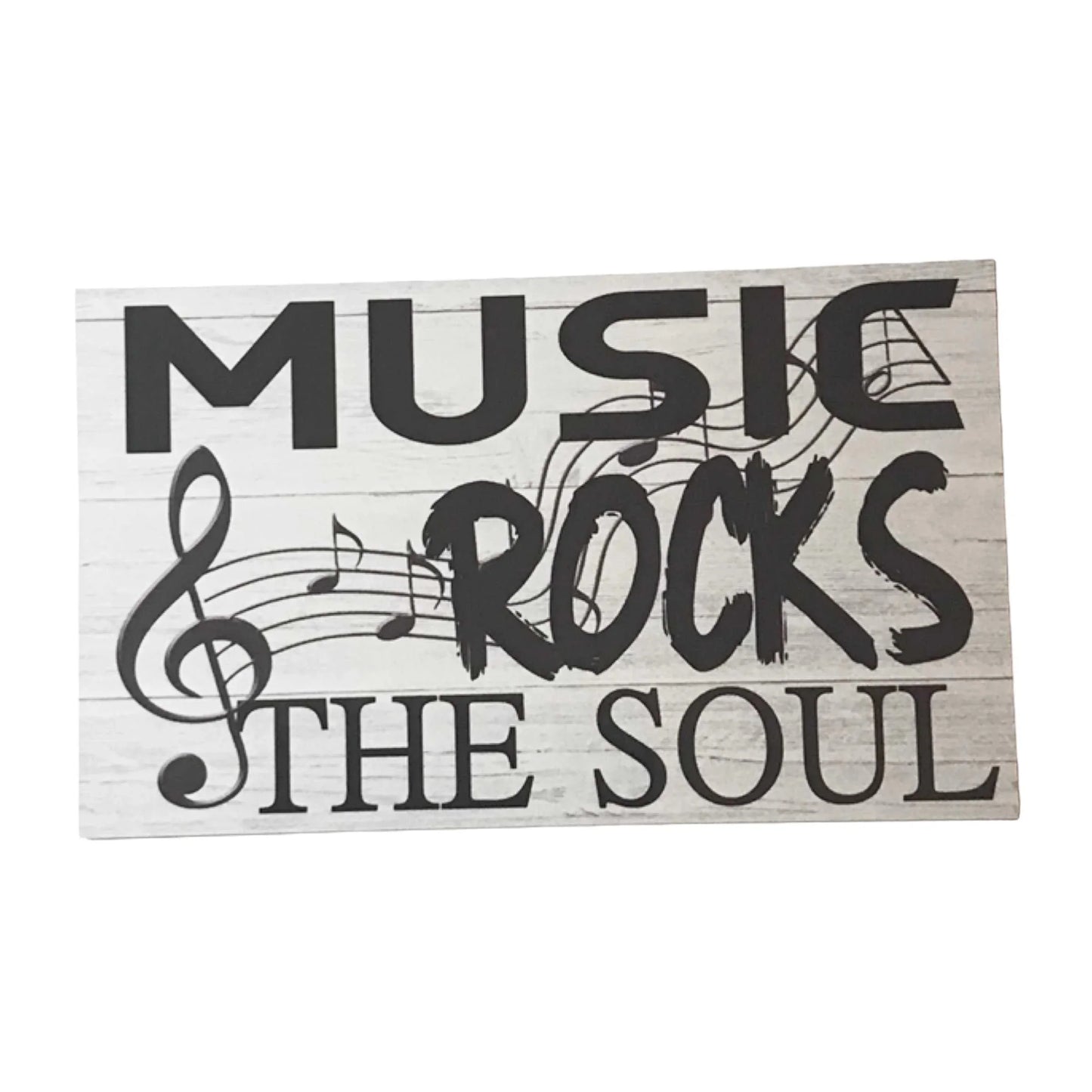 Music Rocks The Soul Sign - The Renmy Store Homewares & Gifts