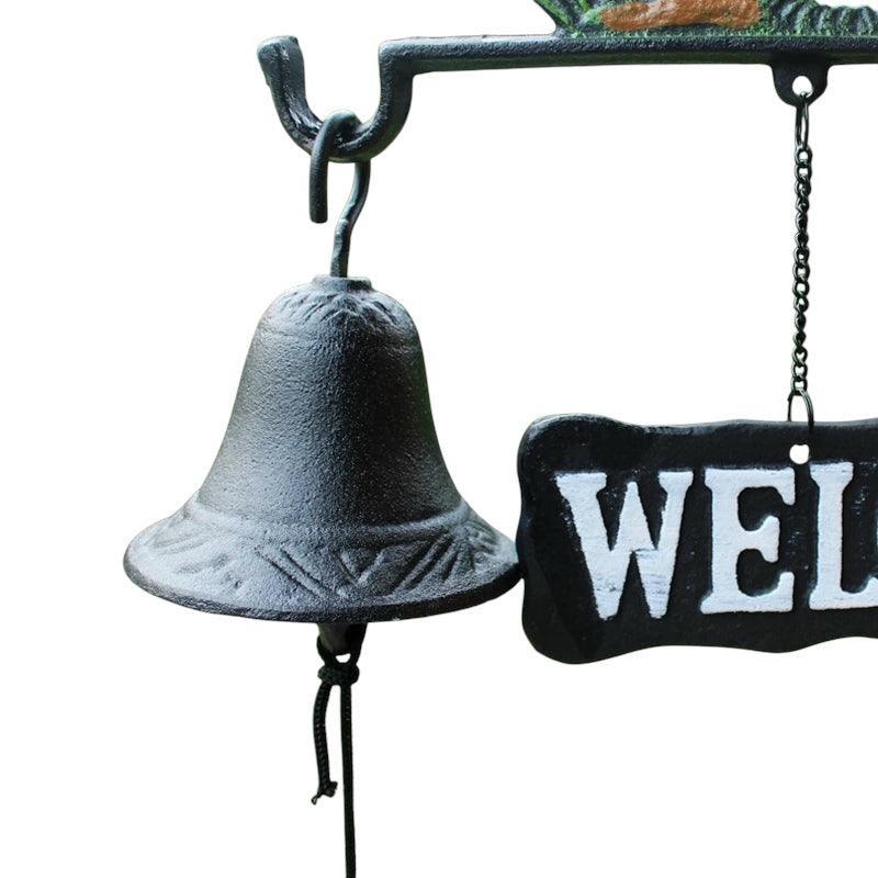 Doorbell Door Bell Welcome Cast Iron Rooster - The Renmy Store Homewares & Gifts