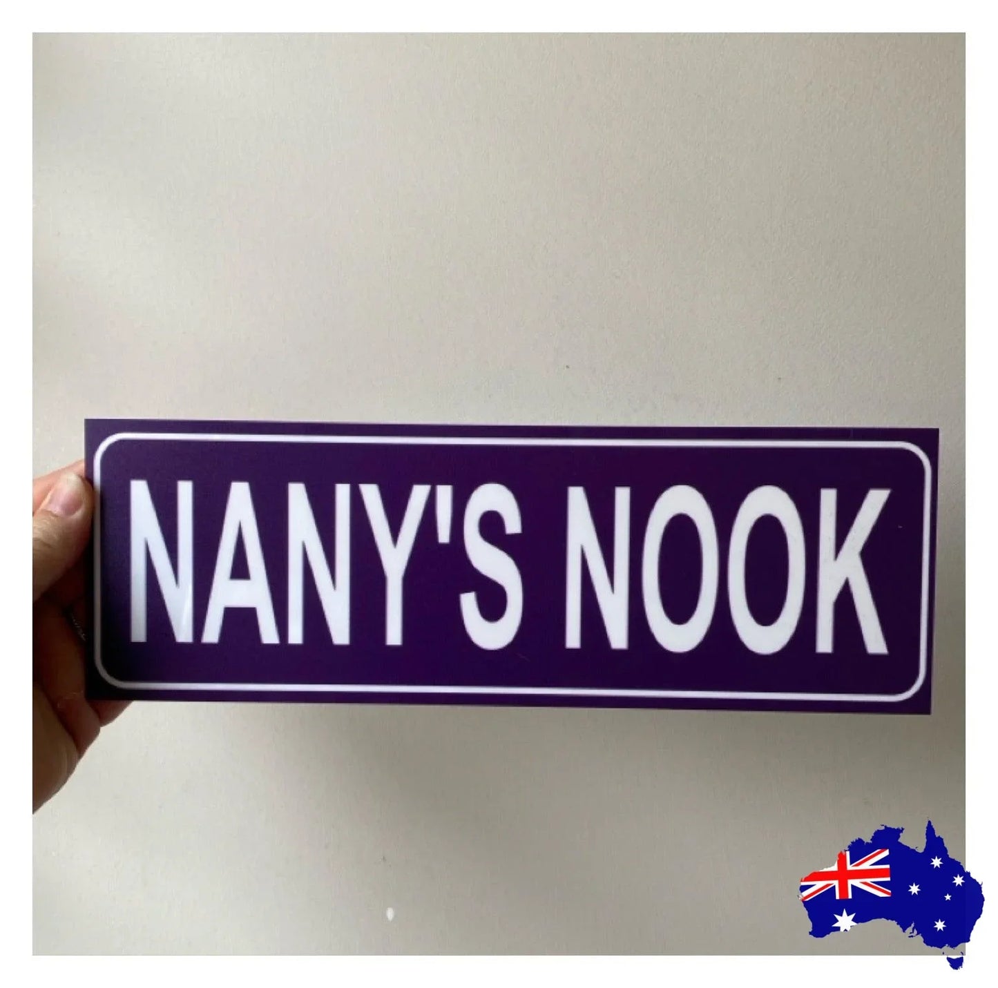 Custom House Number Plate - Personalised Address Sign (8 Colors) Australia