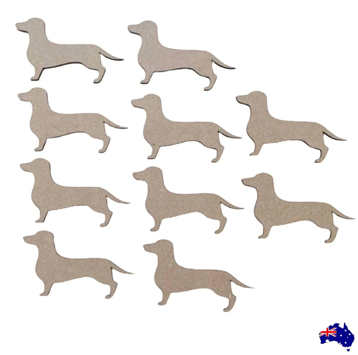 Dachshund Dog MDF DIY Raw Cut Out Art Craft Decor - The Renmy Store Homewares & Gifts