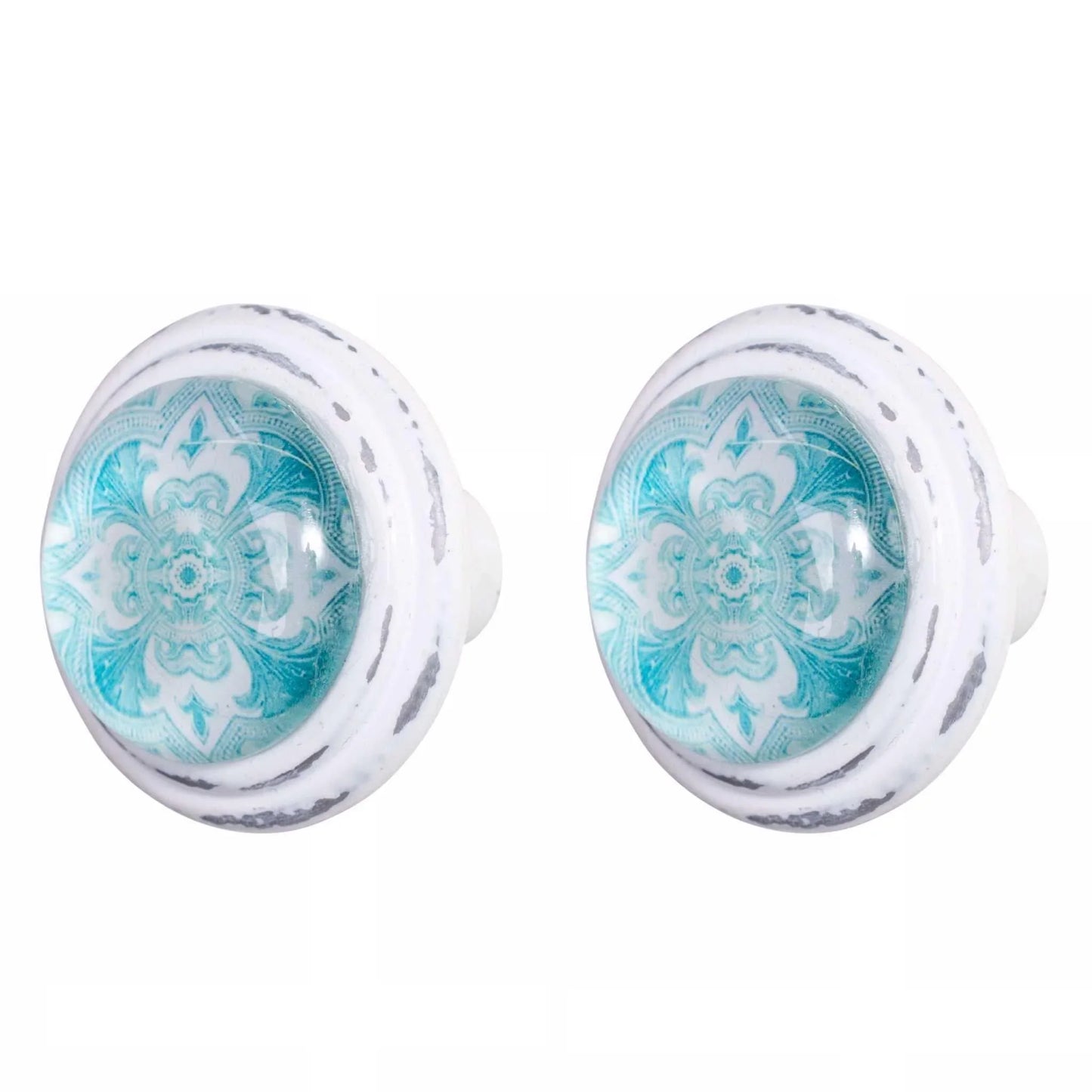 Knob Draw Pull Set x2 Coastal Pezi - The Renmy Store Homewares & Gifts