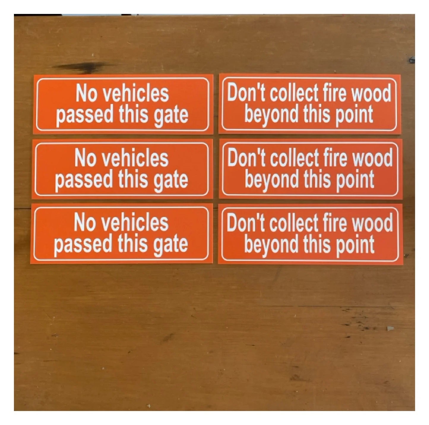 Number House Plate Custom Personalised Red Sign