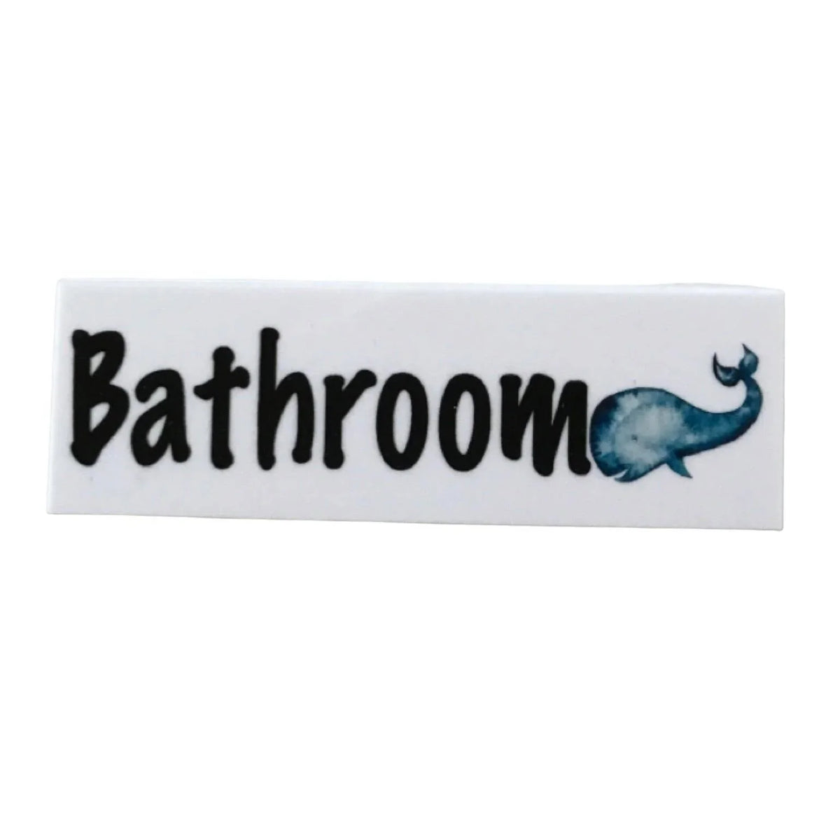 Whale Toilet Laundry Bathroom Door Sign - The Renmy Store Homewares & Gifts