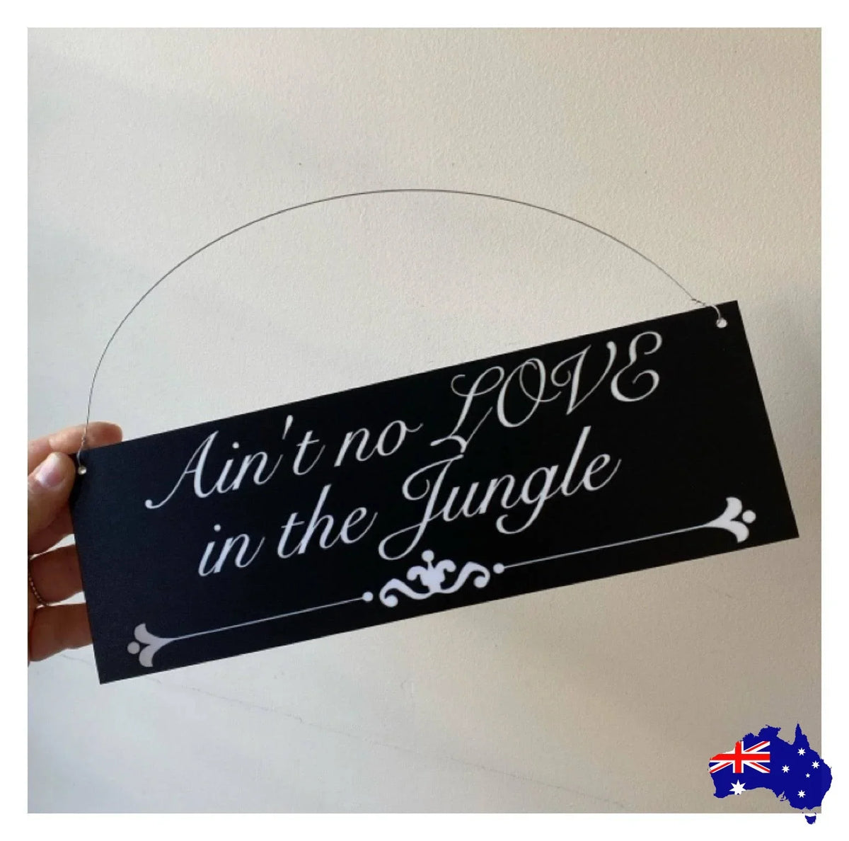 Family Name Custom Personalised Vintage Black Sign - The Renmy Store Homewares & Gifts