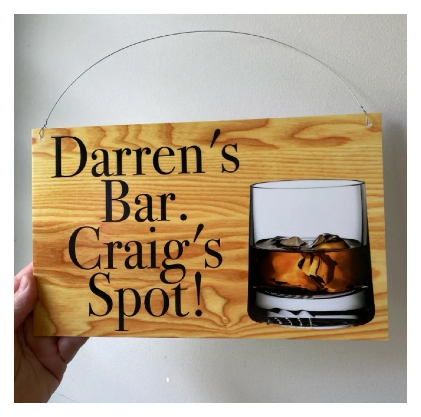 Scotch Bar Vintage Custom Persoanlised Sign - The Renmy Store Homewares & Gifts