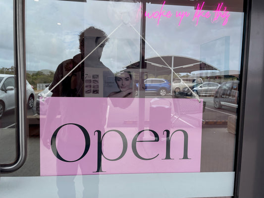 Open Closed Sign Any Colour | Double Sided Hanging Business Sign | Your Logo | Aussie Made