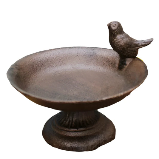 Bird Feeder Cast Iron Antique Rustic Round - The Renmy Store Homewares & Gifts