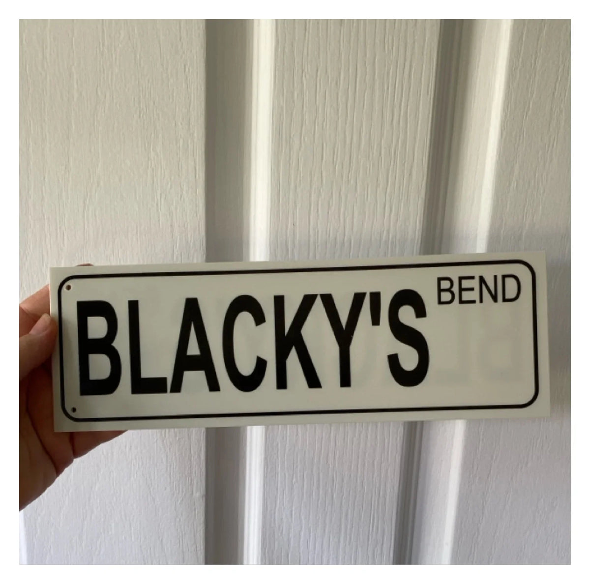 Street Grey Custom Personalised Sign - The Renmy Store Homewares & Gifts