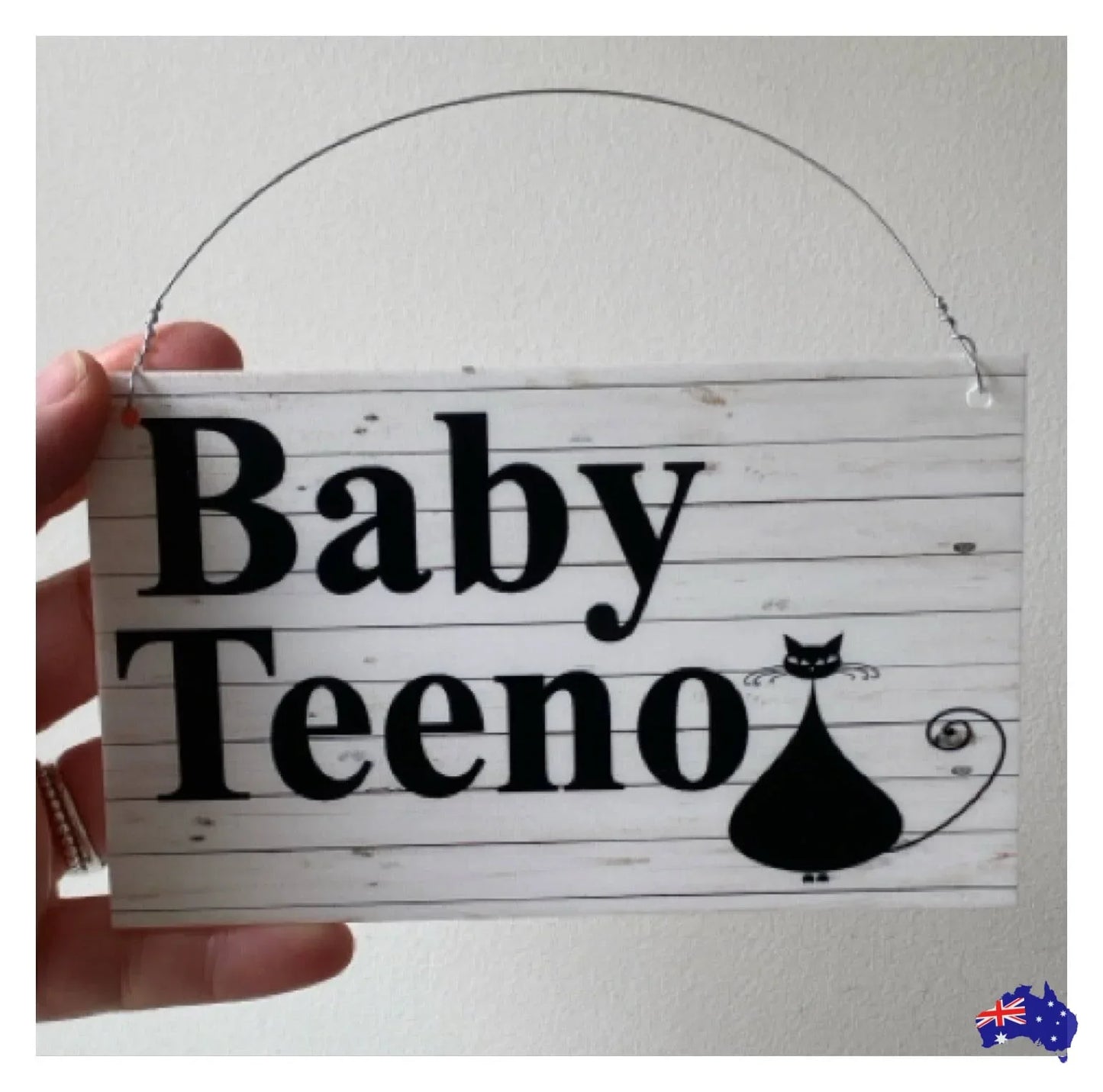 Cat Kitten Kitty Custom Sign - The Renmy Store Homewares & Gifts