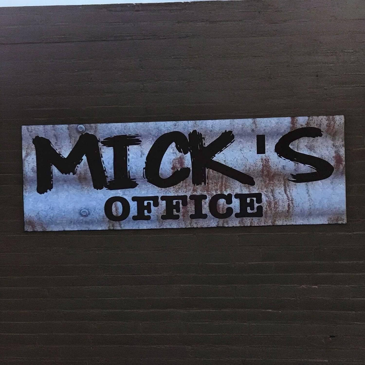 Office Door Custom Personalised Rustic Blue Sign - The Renmy Store Homewares & Gifts