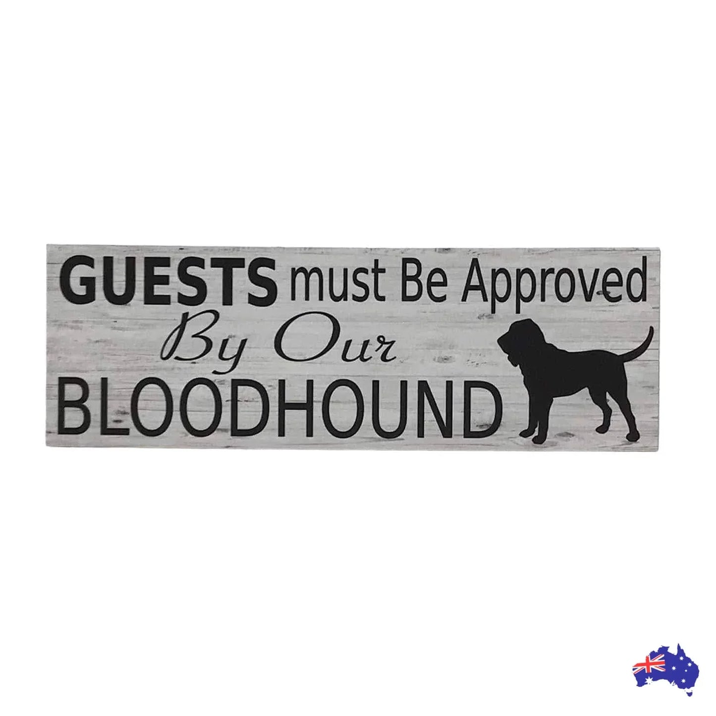 Bloodhound Dog Guests Sign - The Renmy Store Homewares & Gifts