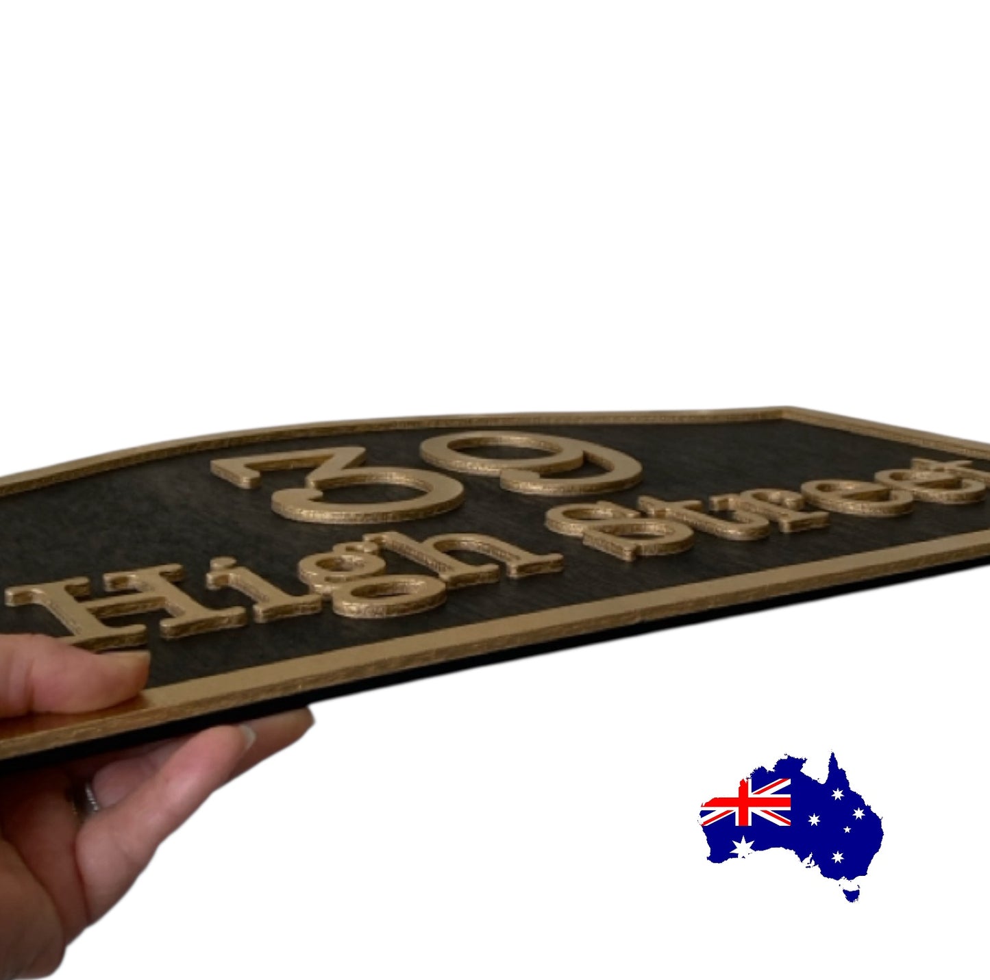 Street Address House Residence Timber Wood Custom Personalised Sign