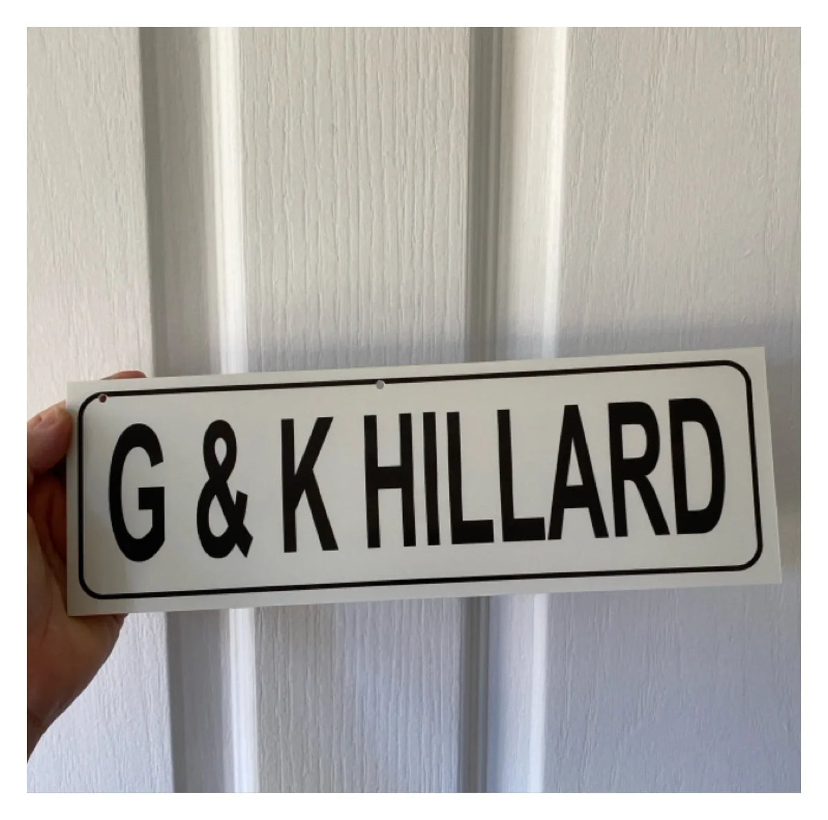 Street Grey Custom Personalised Sign - The Renmy Store Homewares & Gifts