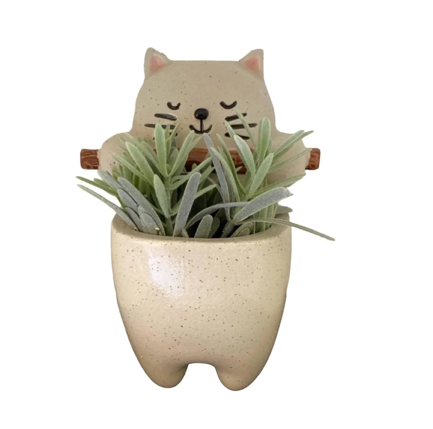 Cat Plant Pot Planter Wall Hanging - The Renmy Store Homewares & Gifts