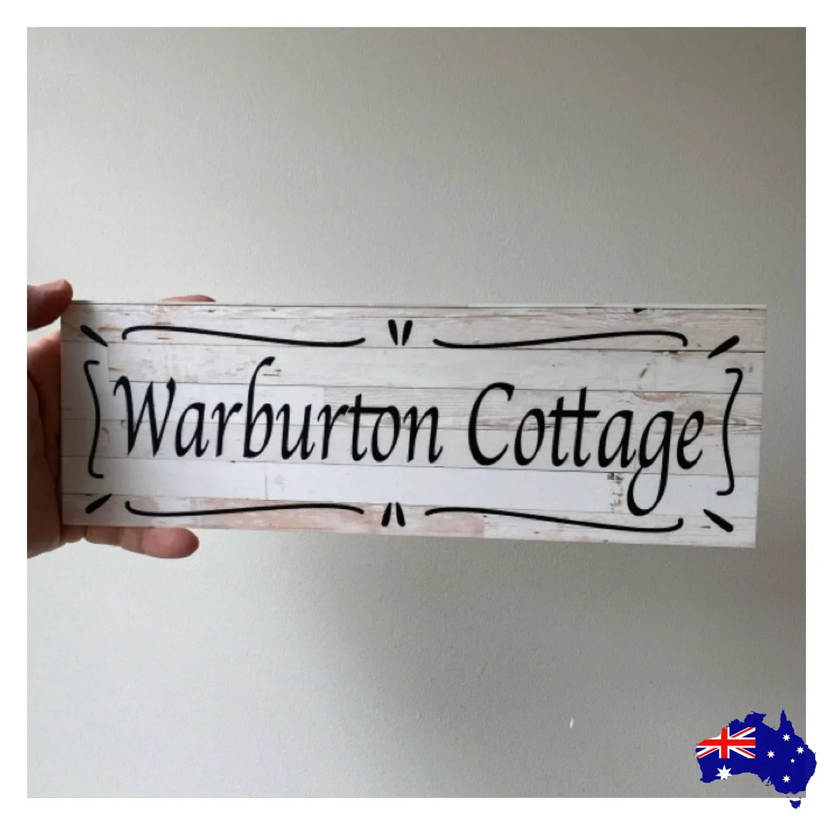 Cottage Custom Personalised Rustic Chic Sign - The Renmy Store Homewares & Gifts
