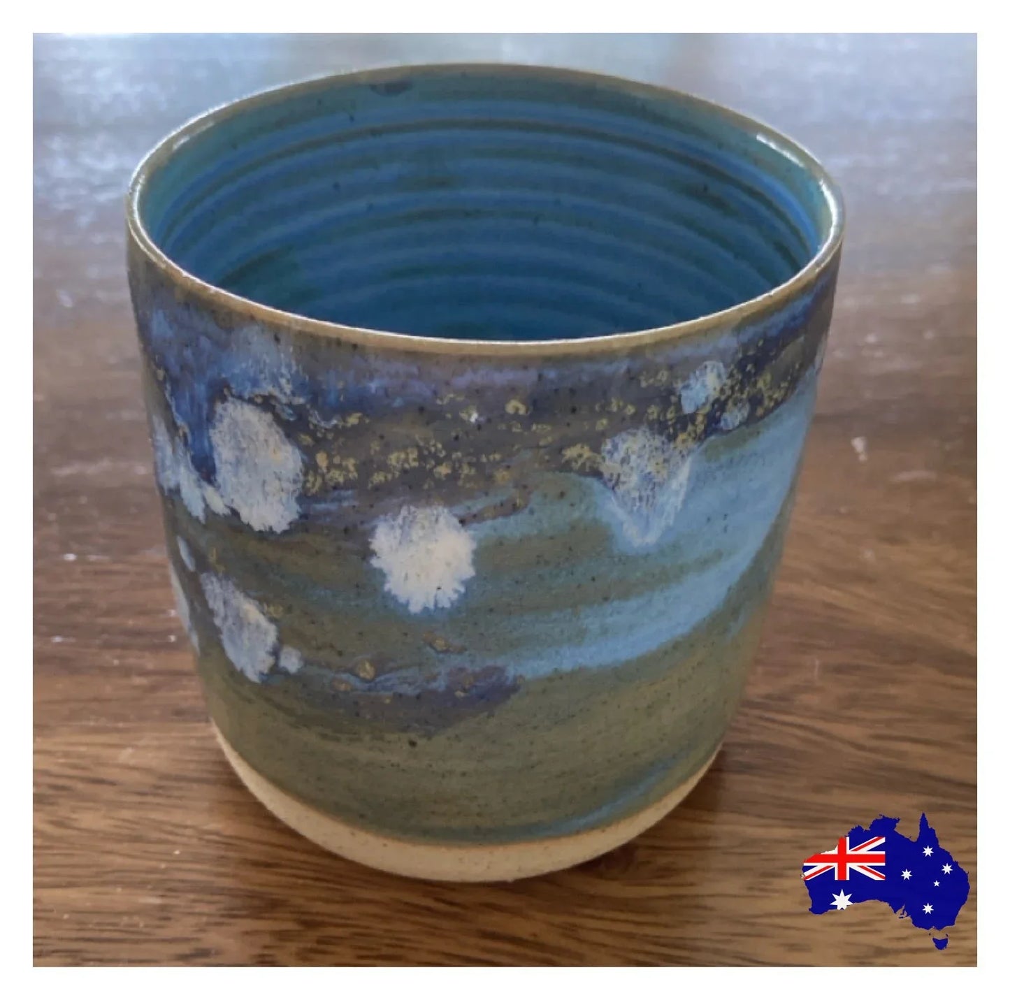 Mug Cup Blues Pottery Ceramic Aussie Made Limited Edition - The Renmy Store Homewares & Gifts