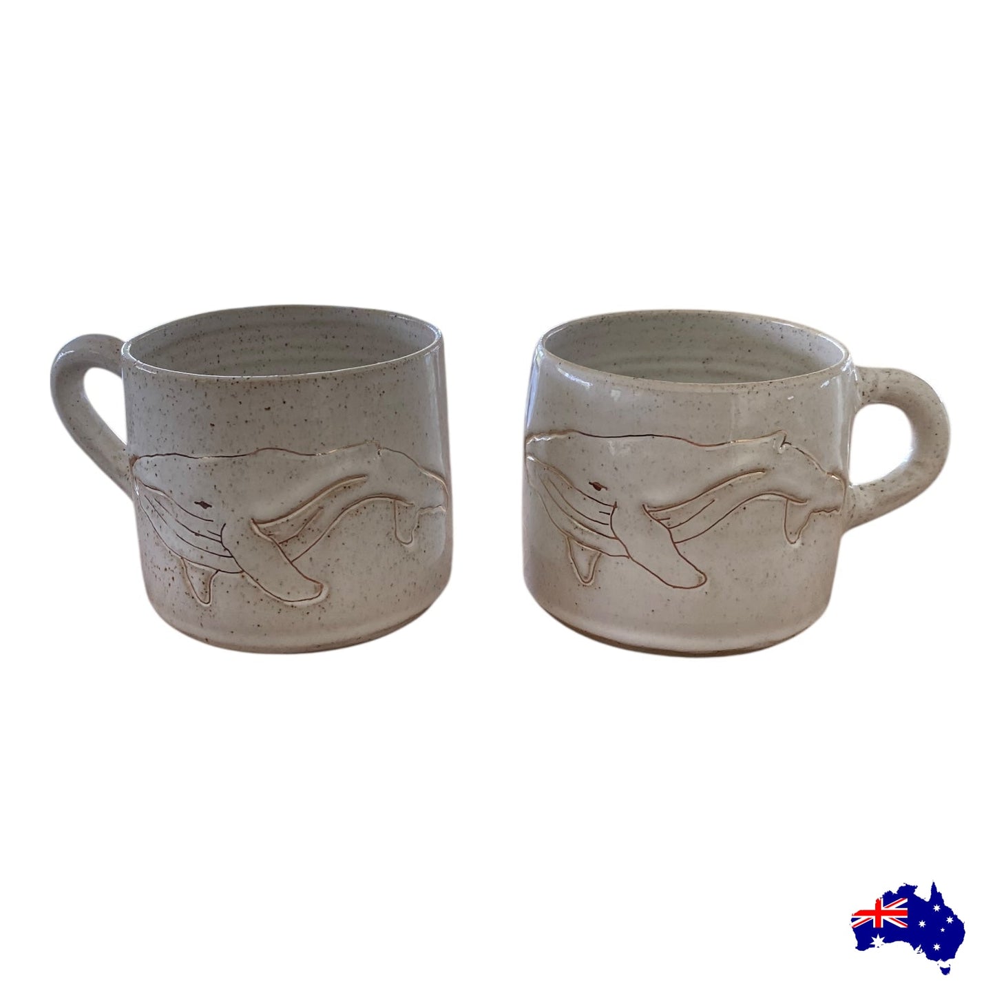Mug Cup Whale Coastal Pottery Ceramic Aussie Made