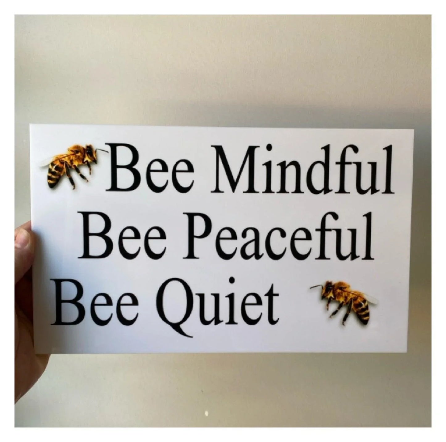 Bee Garden Custom Wording Sign - The Renmy Store Homewares & Gifts
