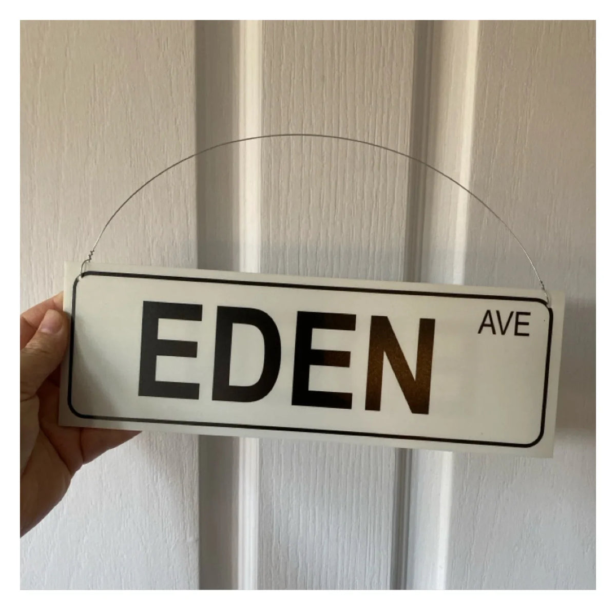 Street Grey Custom Personalised Sign - The Renmy Store Homewares & Gifts