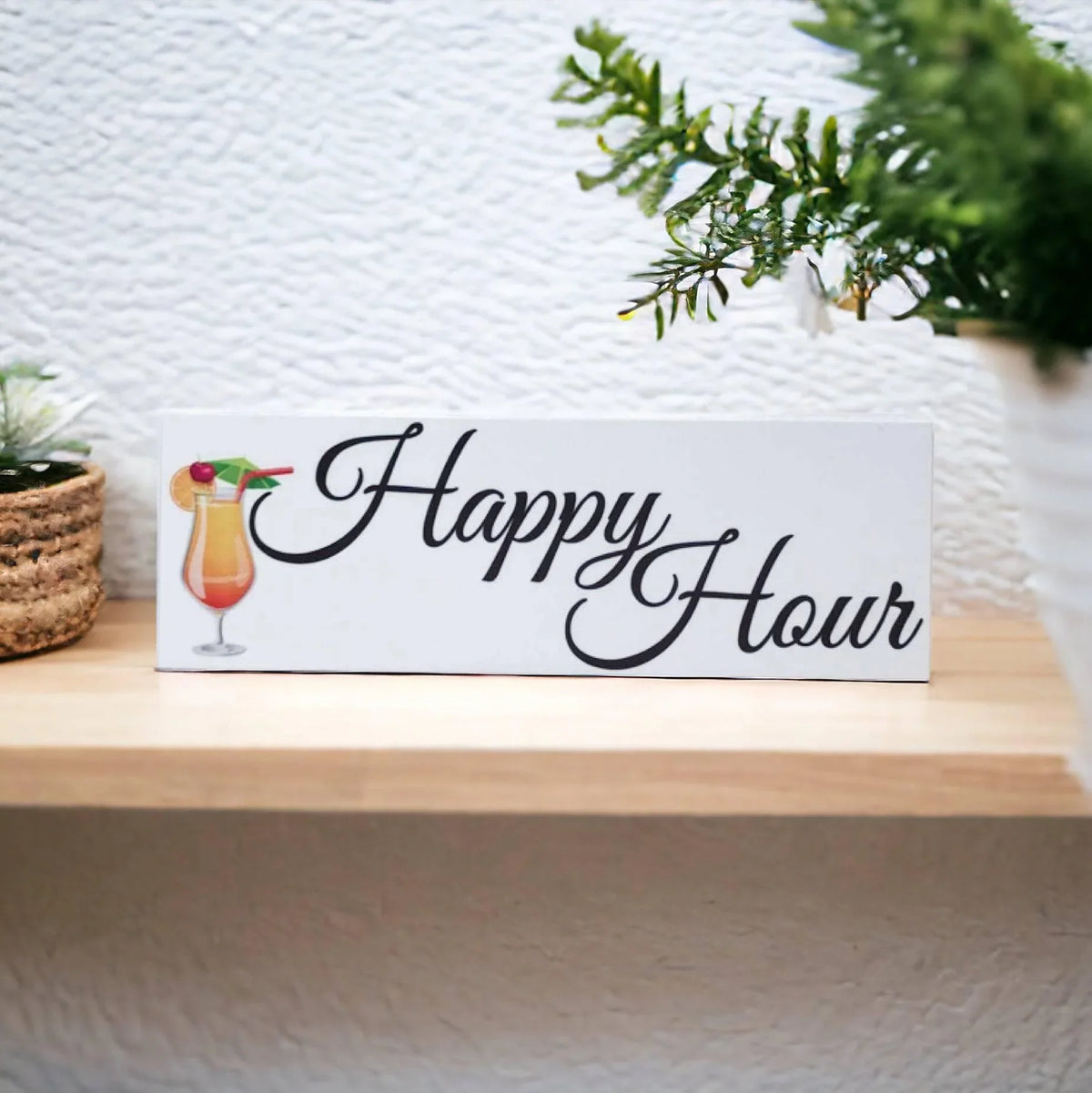 Happy Hour Cocktail Sign - The Renmy Store Homewares & Gifts