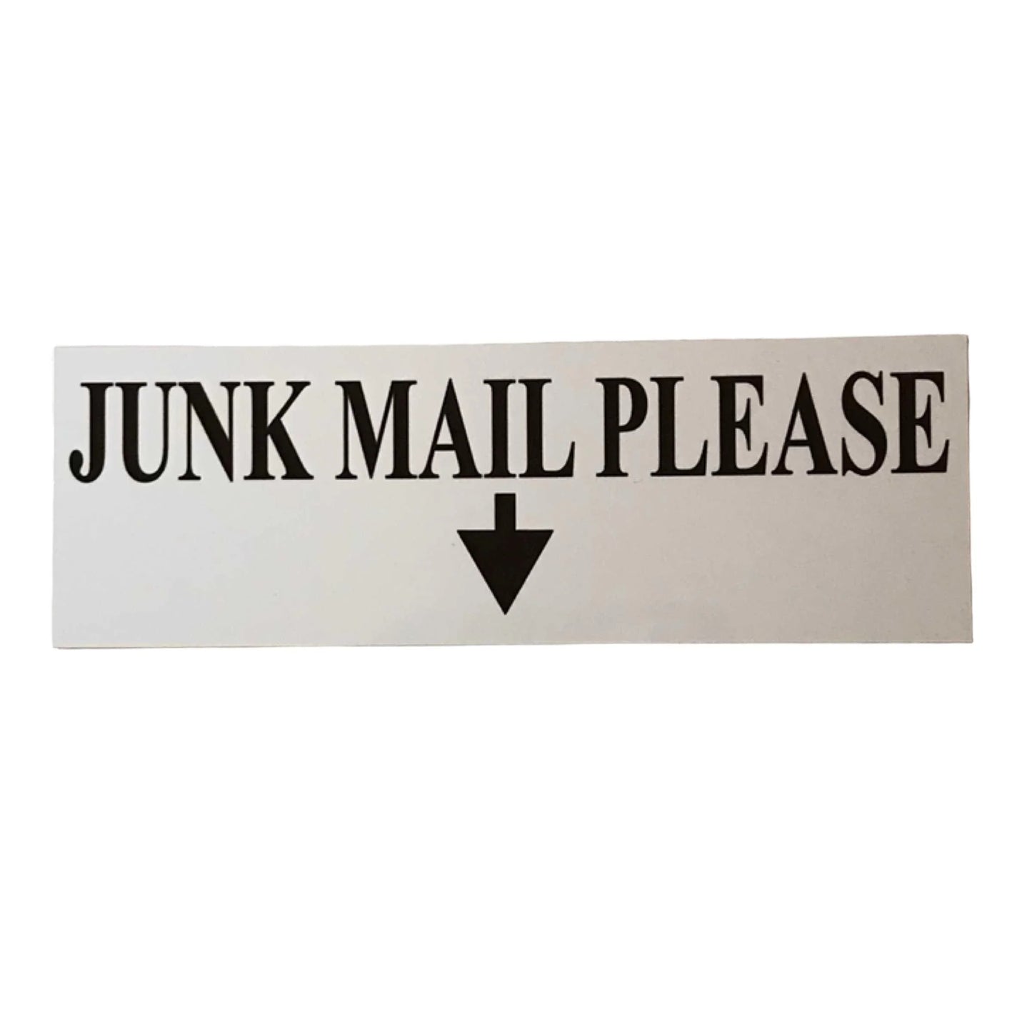 Junk Mail Please Mail Box Sign - The Renmy Store Homewares & Gifts