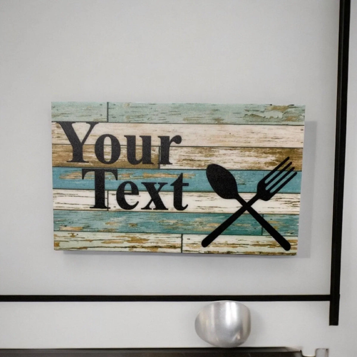 Kitchen Café Cook Chef Custom Wording Text Sign - The Renmy Store Homewares & Gifts