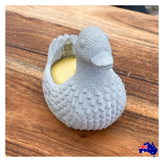 Pure Beeswax Duck Candle Aussie Handmade