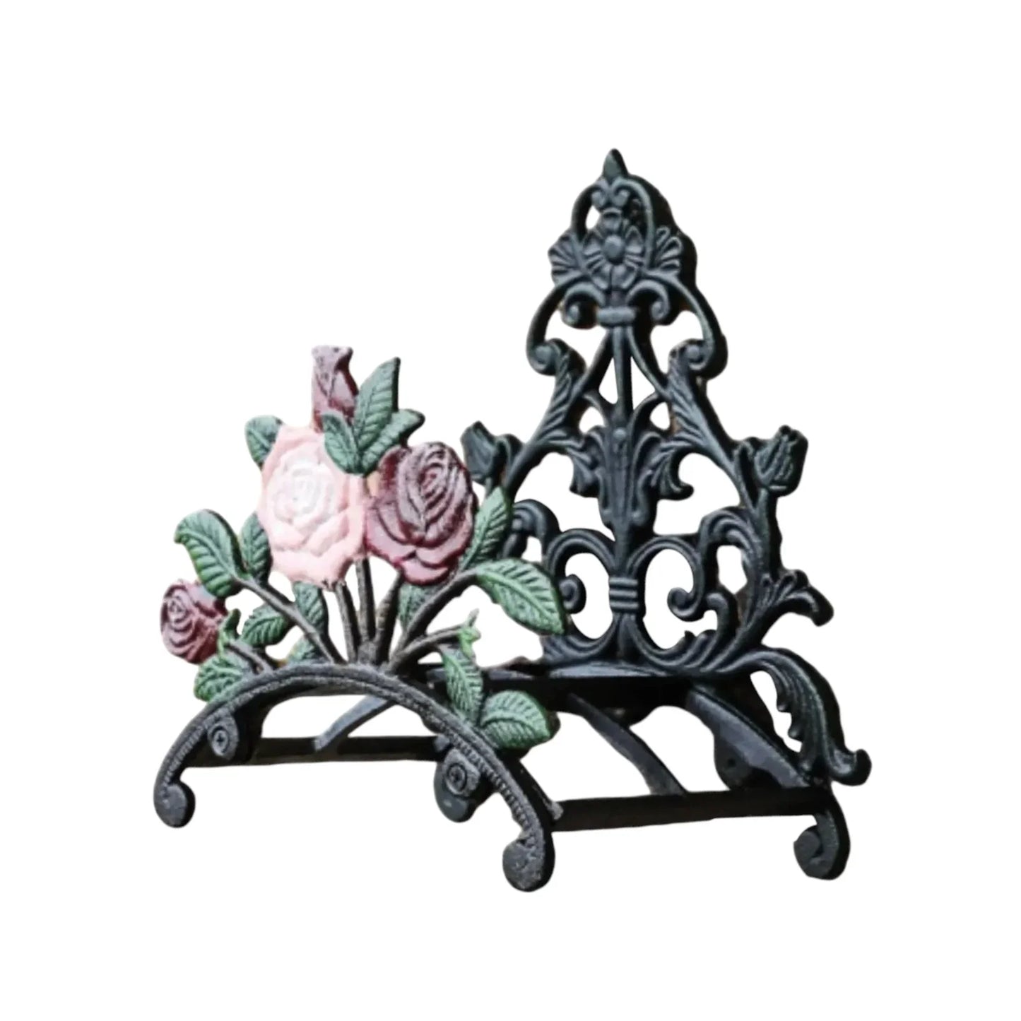 Hose Wall Holder Cast Iron Rose - The Renmy Store Homewares & Gifts