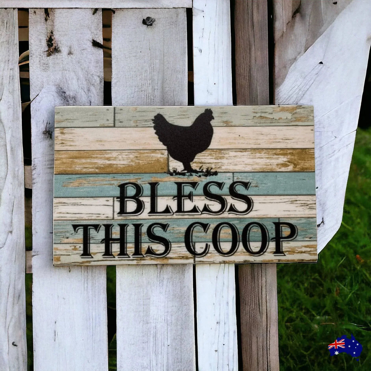 Bless This Coop Chicken Sign - The Renmy Store Homewares & Gifts