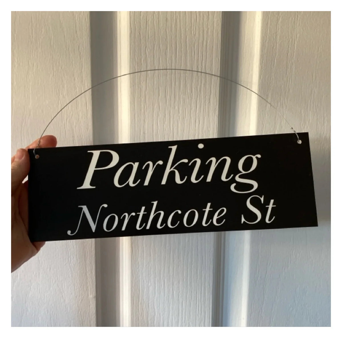 Custom Black White Outdoor Sign - Personalised Signage - Australian Made