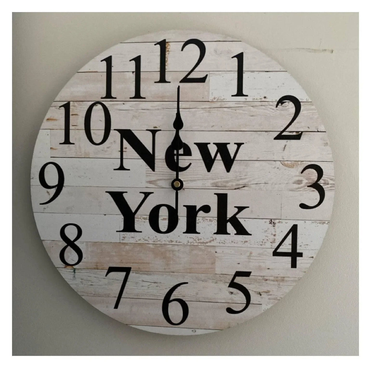 Clock Wall Wooden Custom Personalised Aussie Made - The Renmy Store Homewares & Gifts