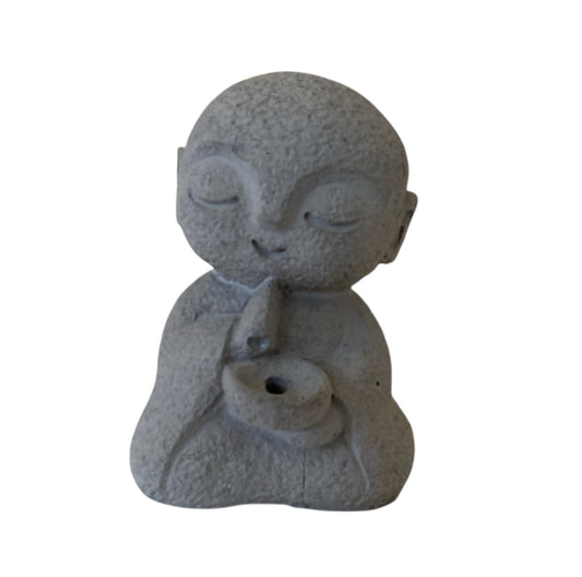 Buddha Incense Holder with tray Aussie Handmade Concrete