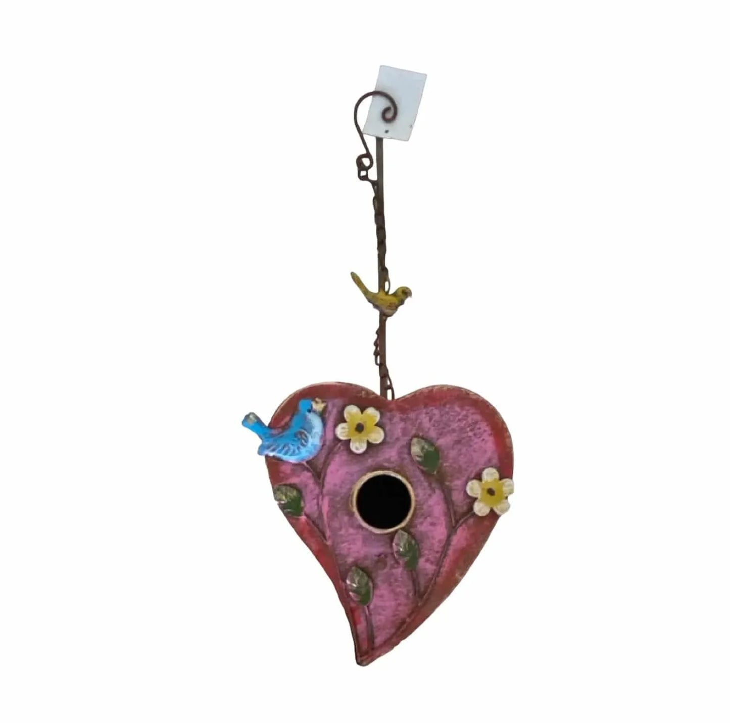 Bird House Heart Hanging Rustic - The Renmy Store Homewares & Gifts