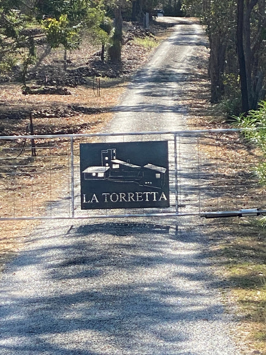 Residence Property House Custom Rusty Cor10 Steel Metal Sign