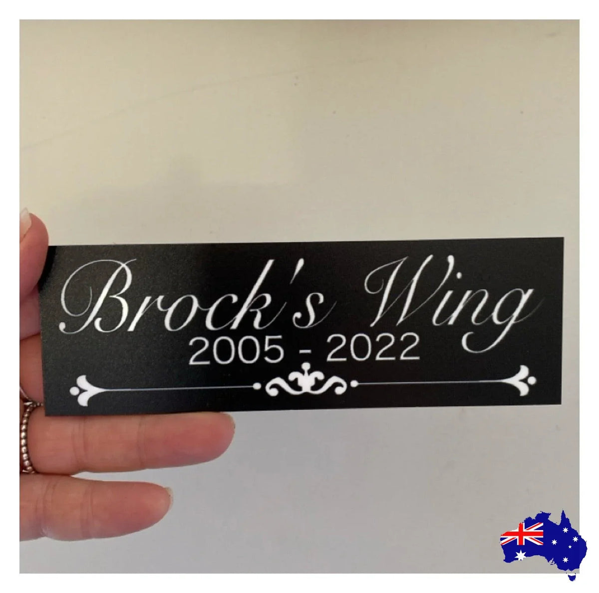 Family Name Custom Personalised Vintage Black Sign - The Renmy Store Homewares & Gifts