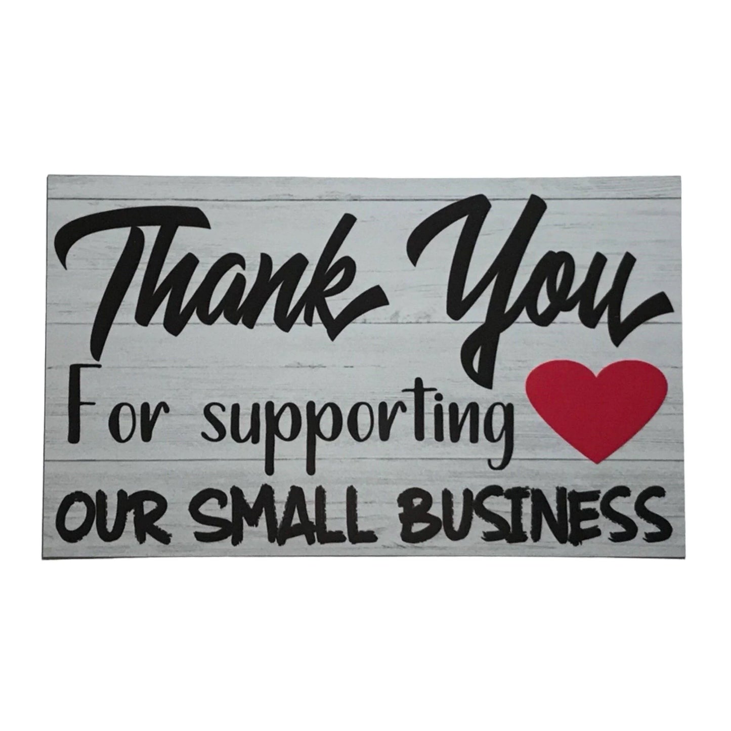 Thank You for supporting our Small Business Shop Sign - The Renmy Store Homewares & Gifts