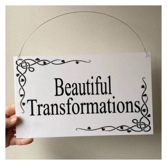 Ivy Scroll Custom Personalised Sign - The Renmy Store Homewares & Gifts