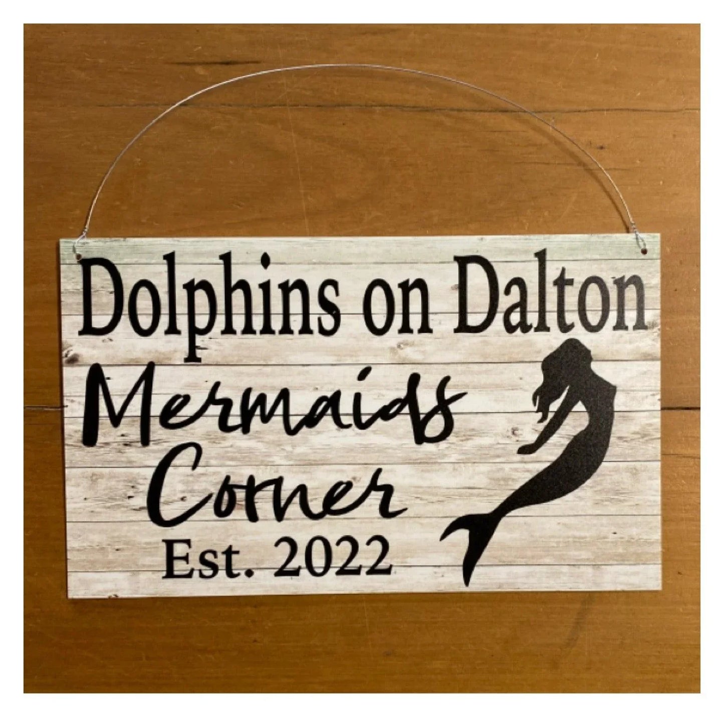 Beach House Custom Mermaid Sign - The Renmy Store Homewares & Gifts