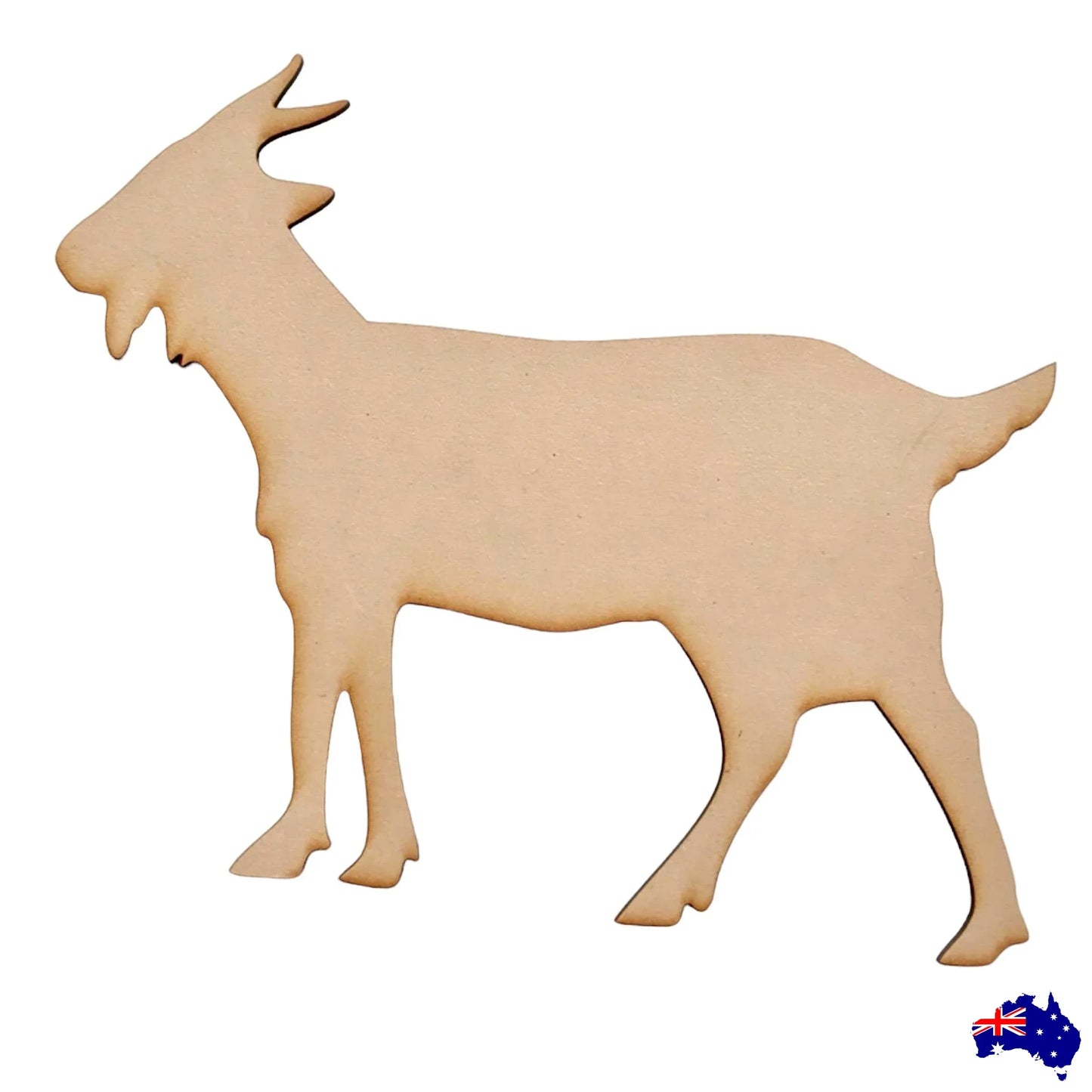 Goat MDF DIY Raw Cut Out Art Craft Decor - The Renmy Store Homewares & Gifts