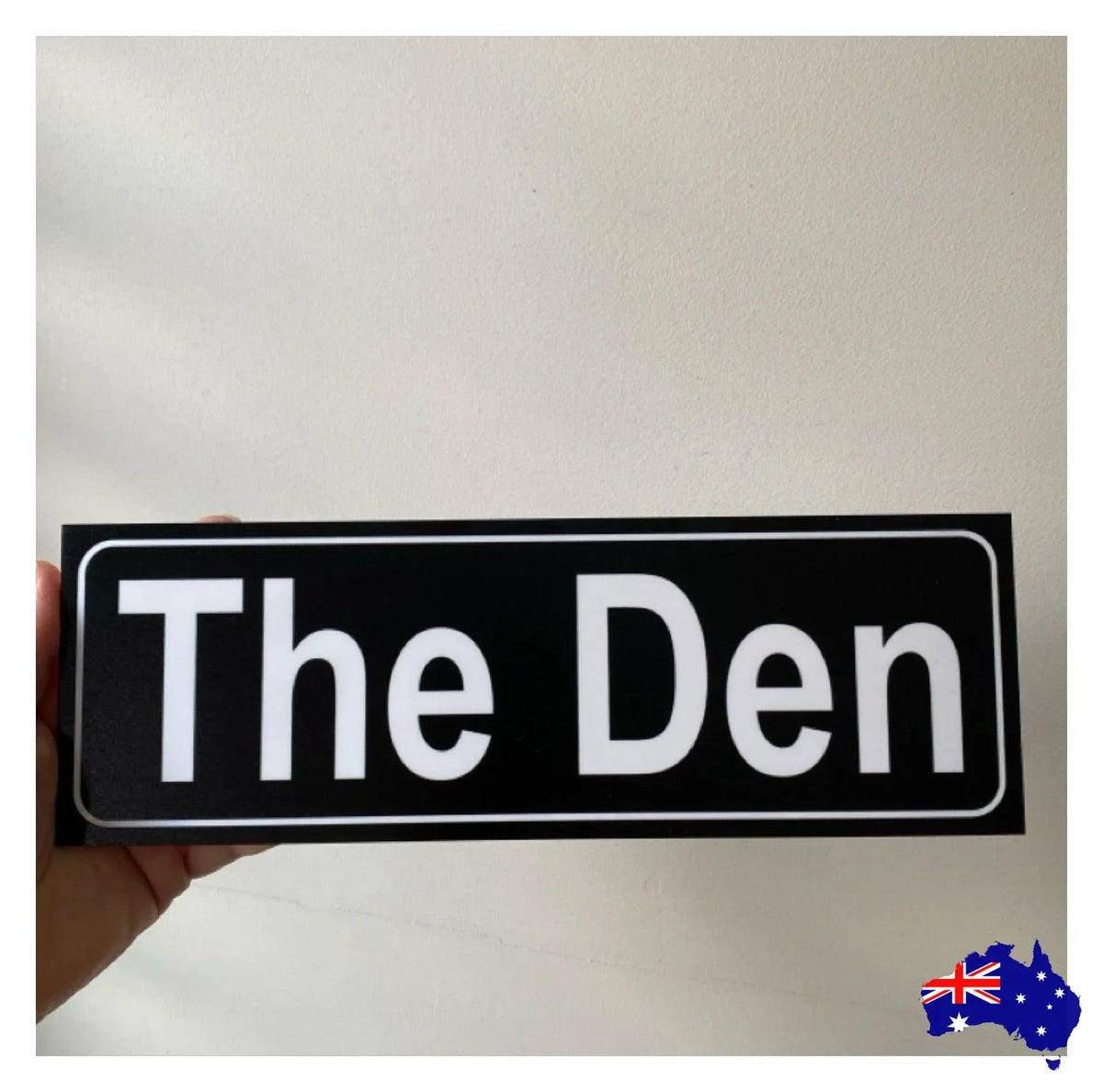Street Black Custom Personalised Sign - The Renmy Store Homewares & Gifts