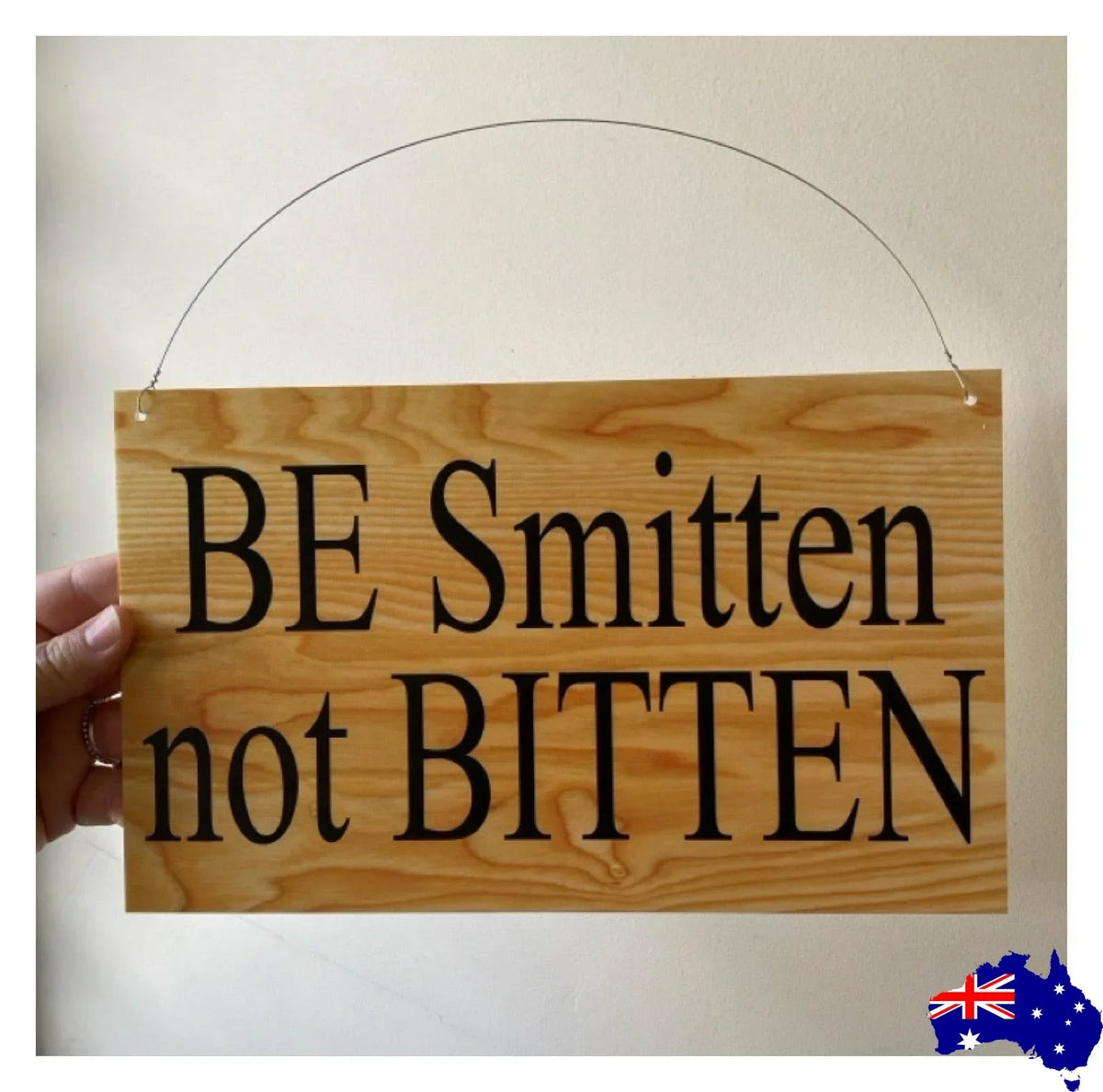 Timber Style Your Text Custom Wording Sign - The Renmy Store Homewares & Gifts