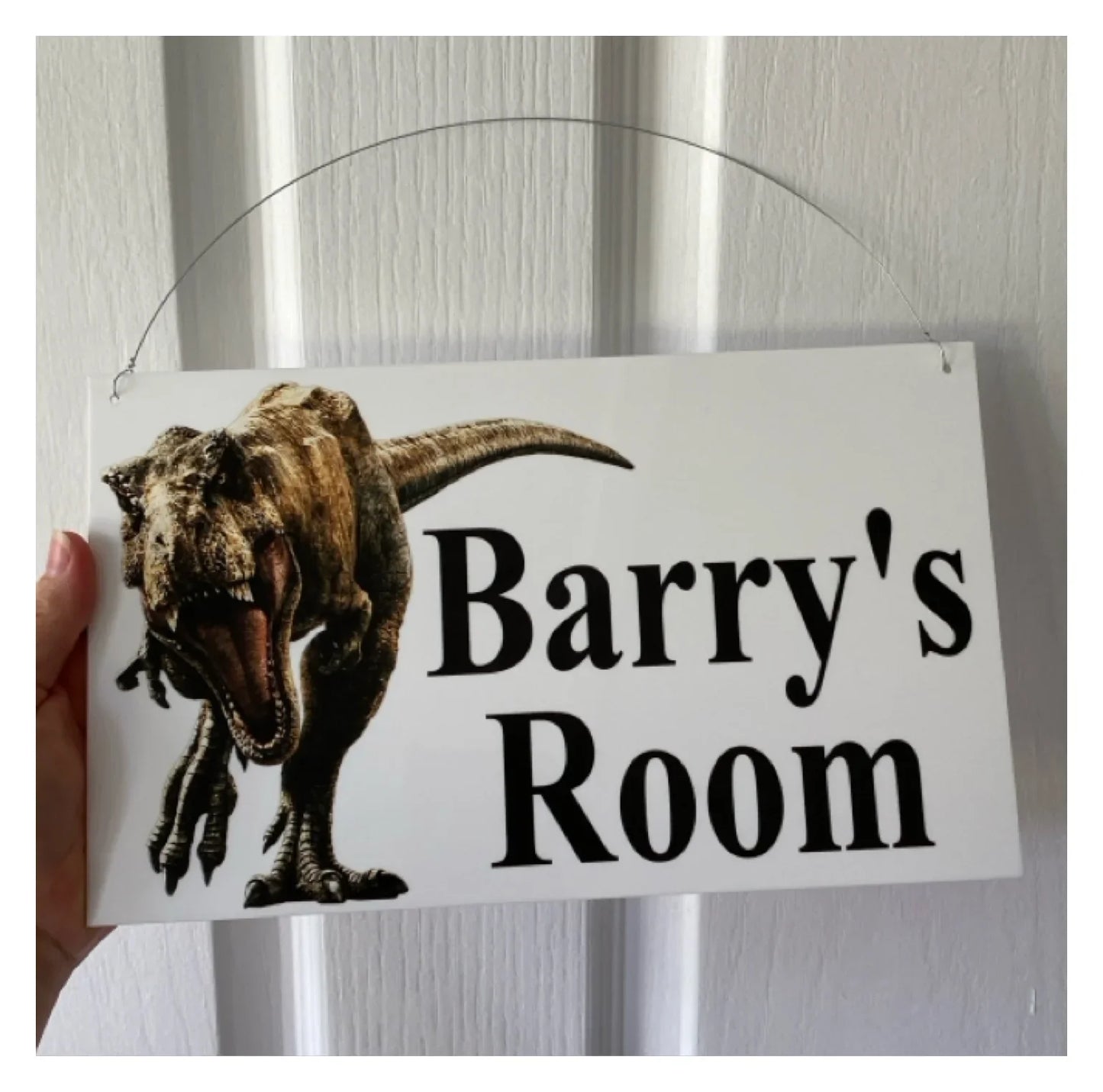Dinosaur Custom Personalised Sign - The Renmy Store Homewares & Gifts