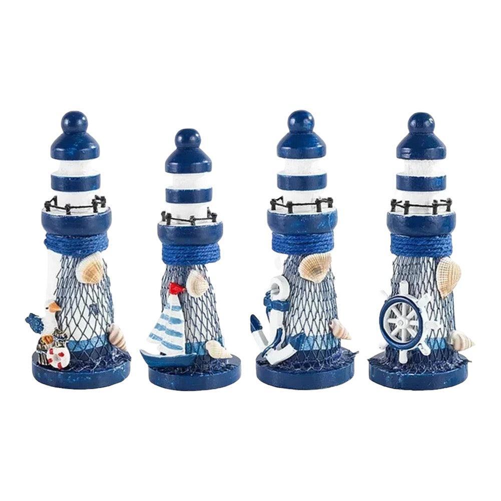 Lighthouse Coastal Ornament Seagull Shell - The Renmy Store Homewares & Gifts