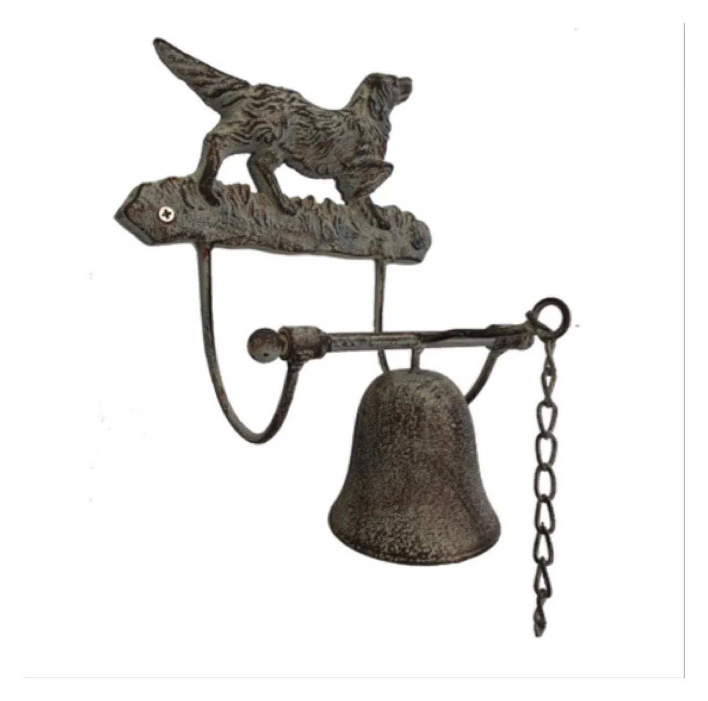 Doorbell Door Bell Dog French White Wash - The Renmy Store Homewares & Gifts