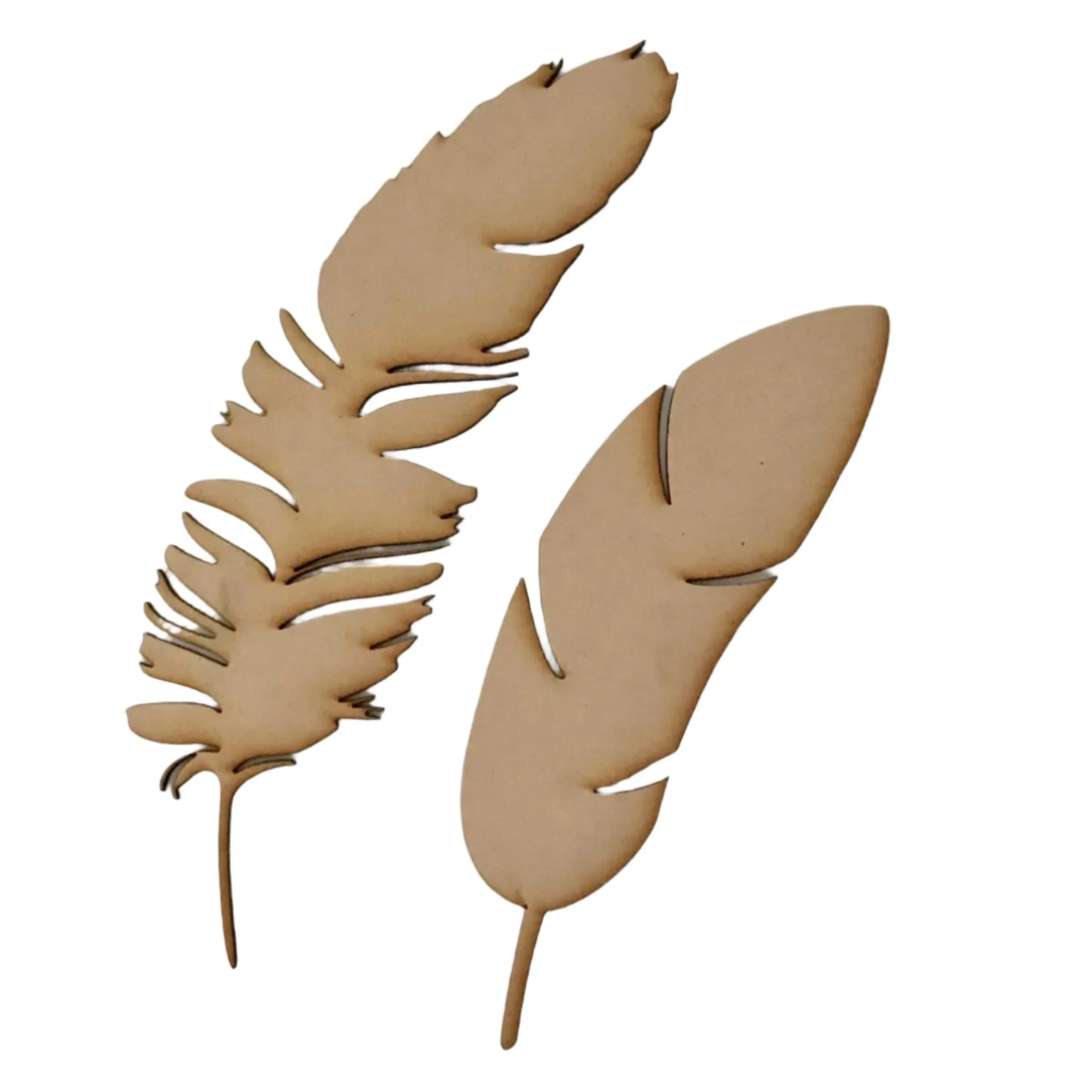 Feather Feathers MDF Timber DIY Raw Craft - The Renmy Store Homewares & Gifts