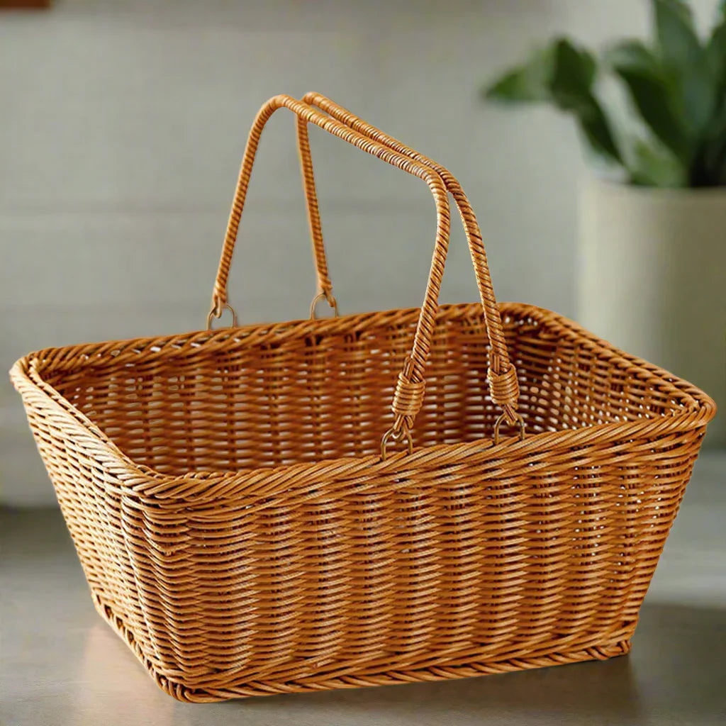 Basket Wicker Farmhouse