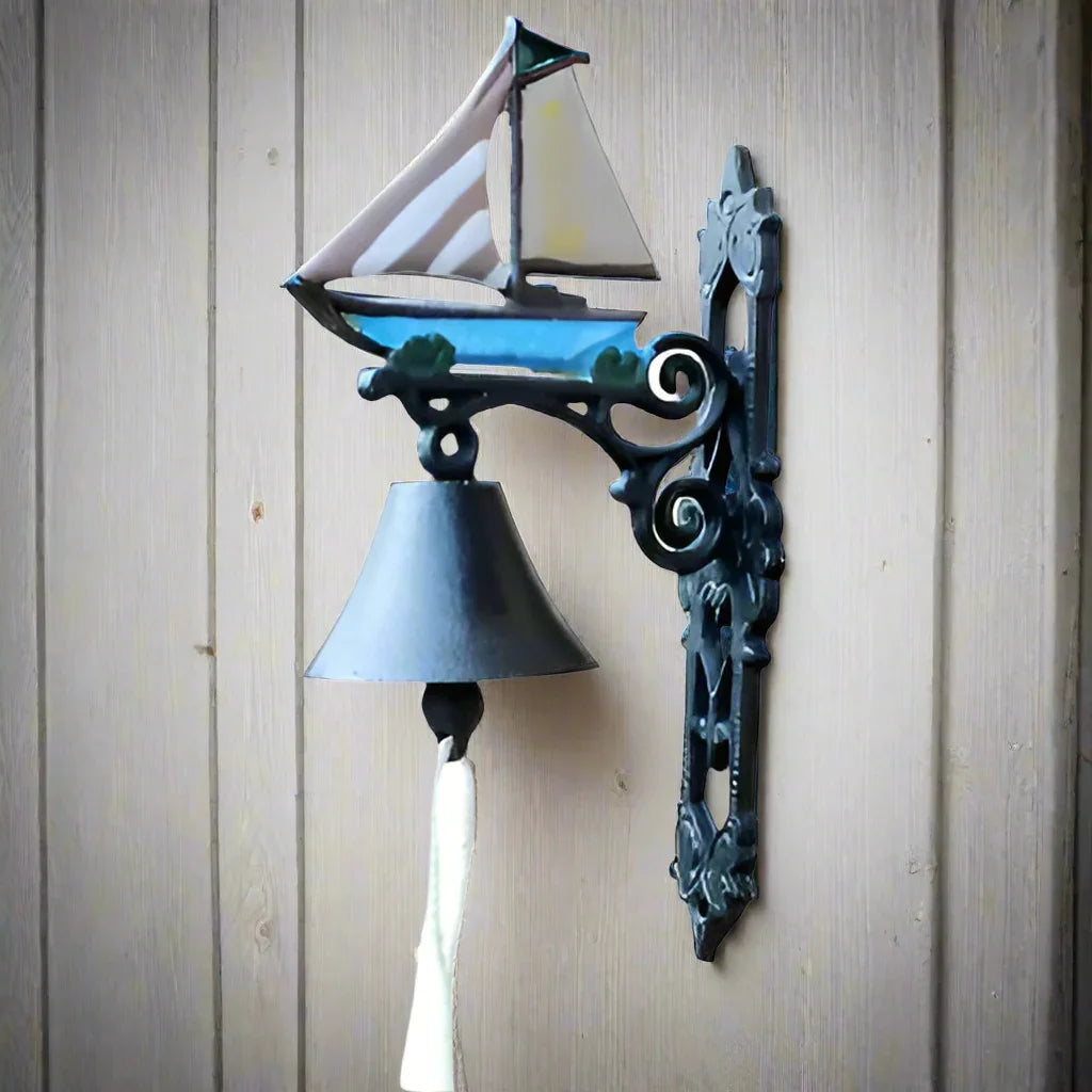 Bell Cast Iron Boat Nautical Beach House - The Renmy Store Homewares & Gifts