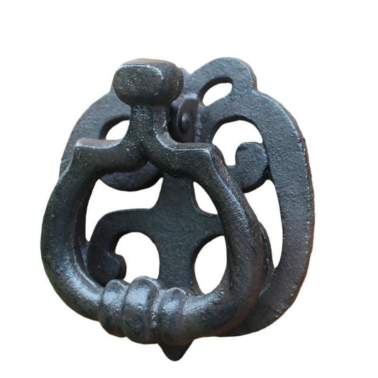 Door Knocker Vintage Scroll Rustic Cast Iron - The Renmy Store Homewares & Gifts